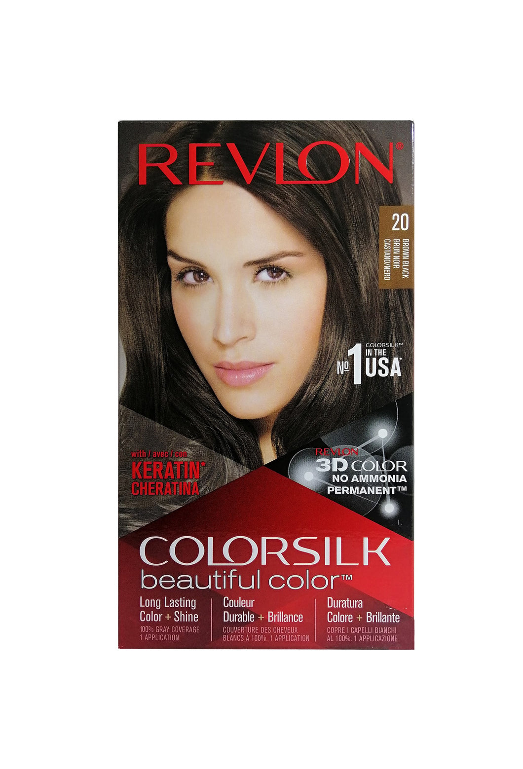 Revlon Colorsilk Beautiful Color - #20 Brown Black