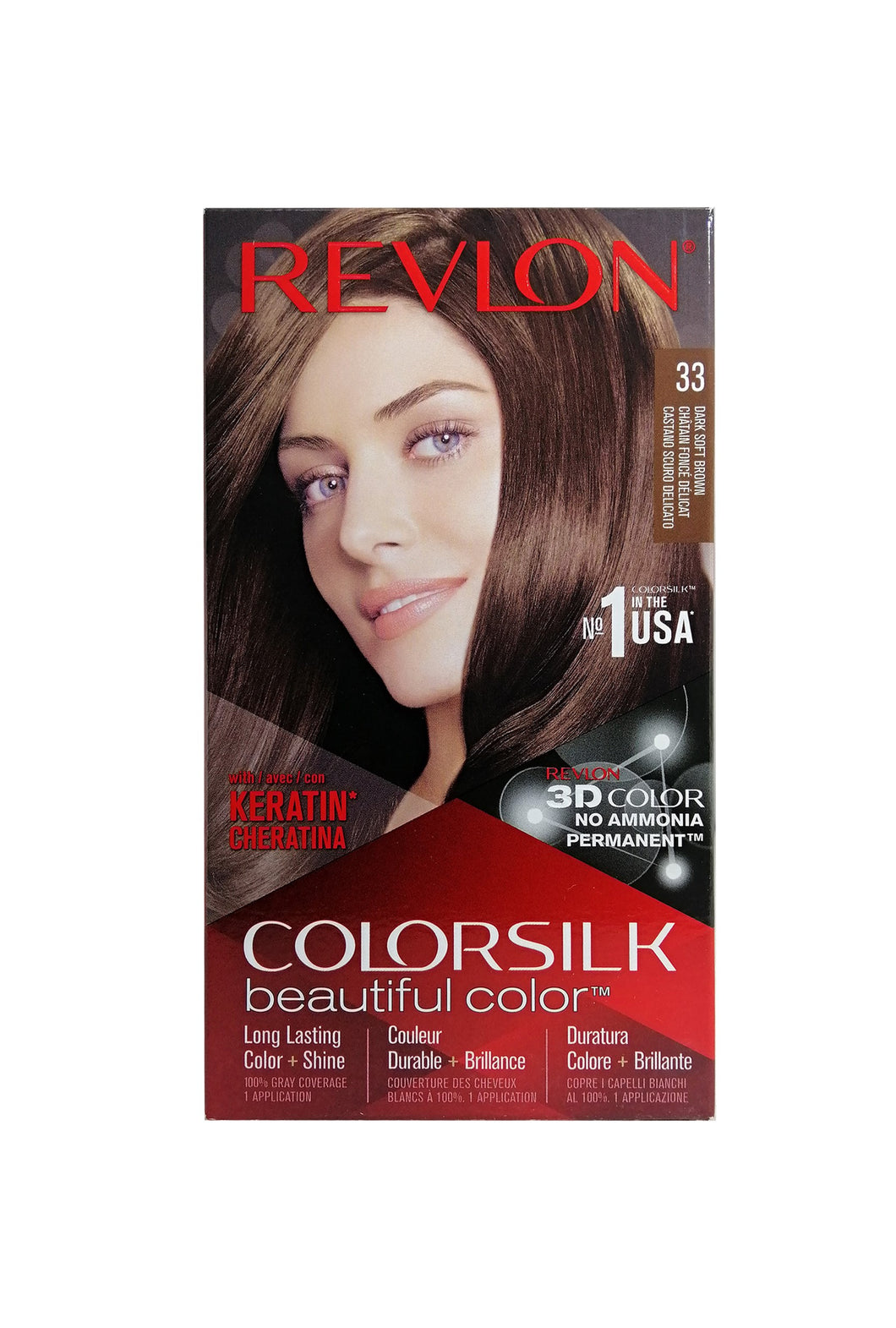 Revlon Colorsilk Beautiful Color - #33 Dark Soft Brown
