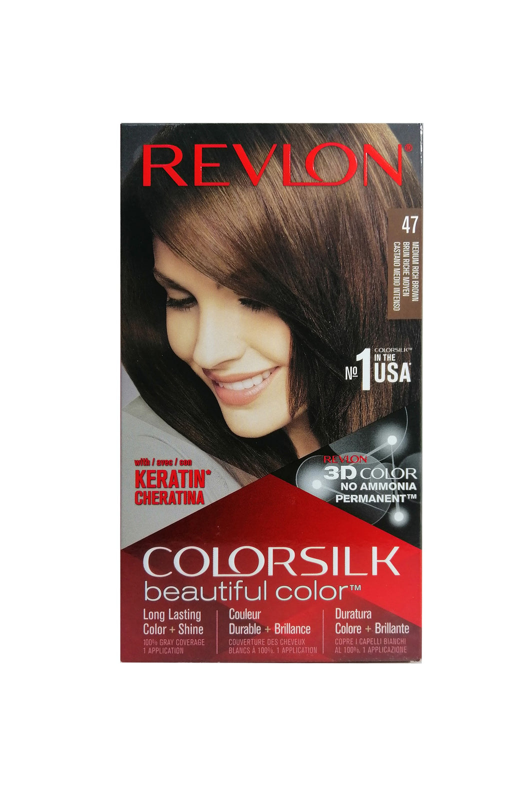 Revlon Colorsilk Beautiful Color - #47 Medium Rich Brown