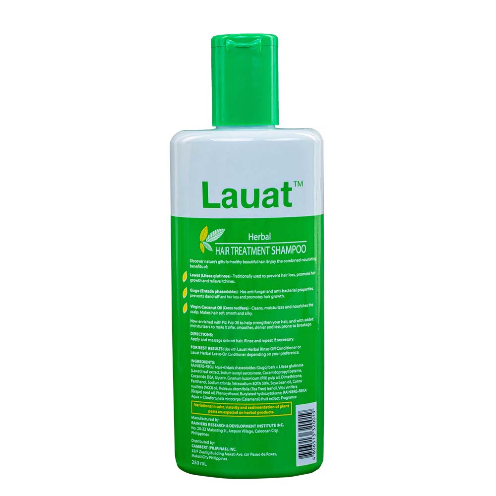 Lauat Shampoo Enriched with Pili Oil 250ml – Cambert (Pilipinas), Inc.