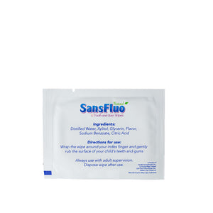 SansFluo Tooth and Gum Wipes (Strawberry)