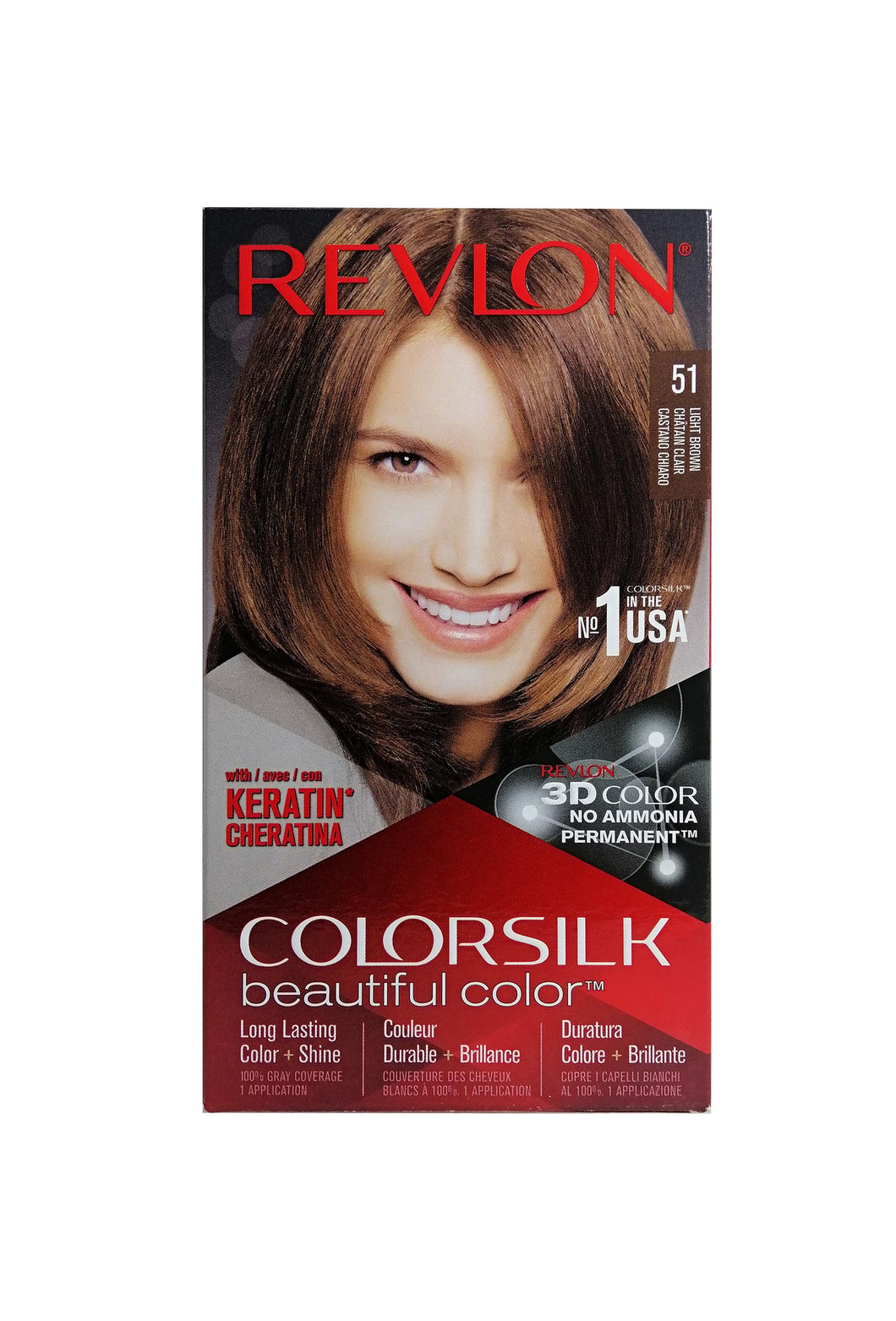 Revlon Colorsilk Beautiful Color - #51 Light Brown
